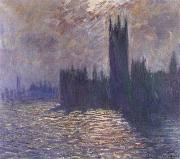 Claude Monet Houses of Parliament,Reflections on the Thames oil painting on canvas